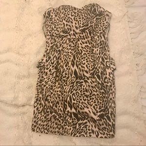 Women’s- Animal Print Mini Dress